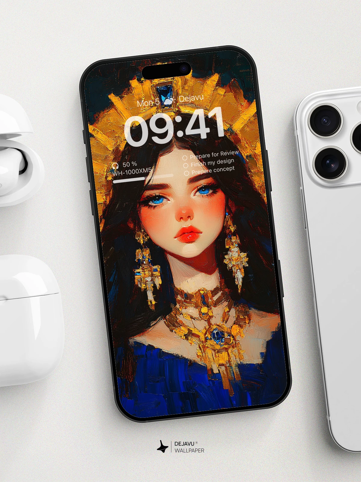 8K Aesthetic Painting of a Regal Queen