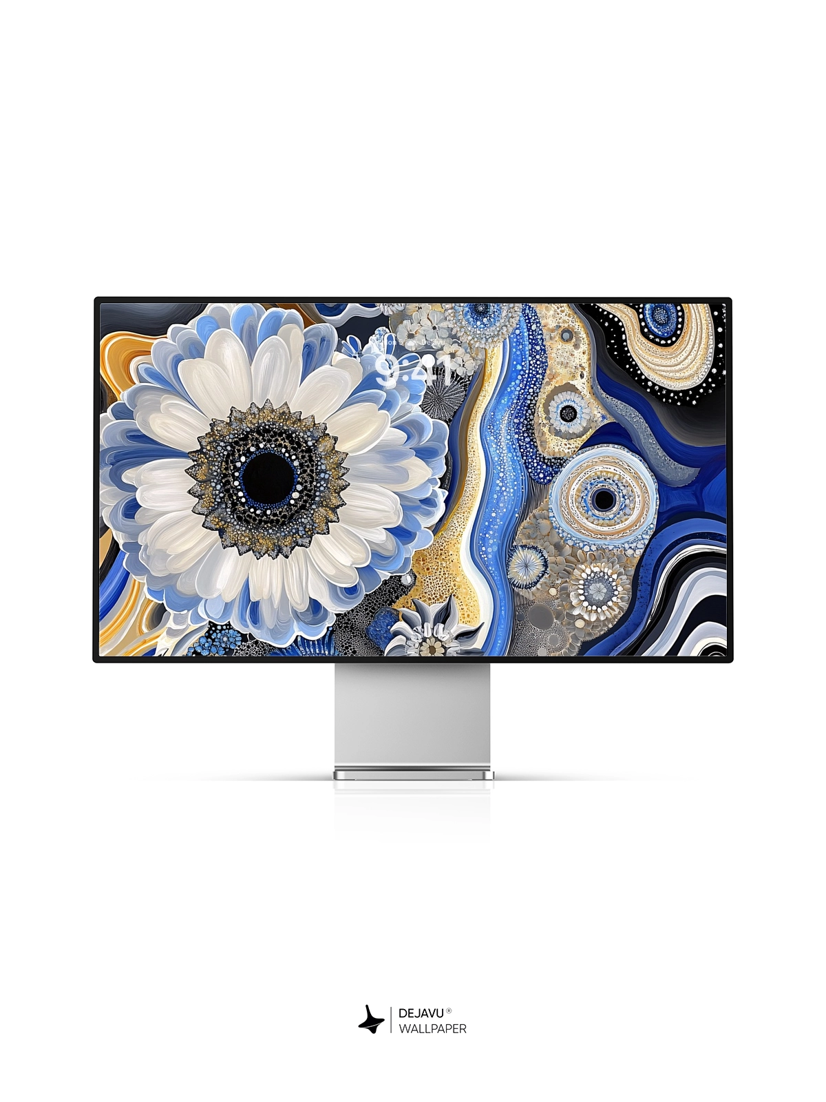 8K Abstract Floral Minimalist Wallpaper