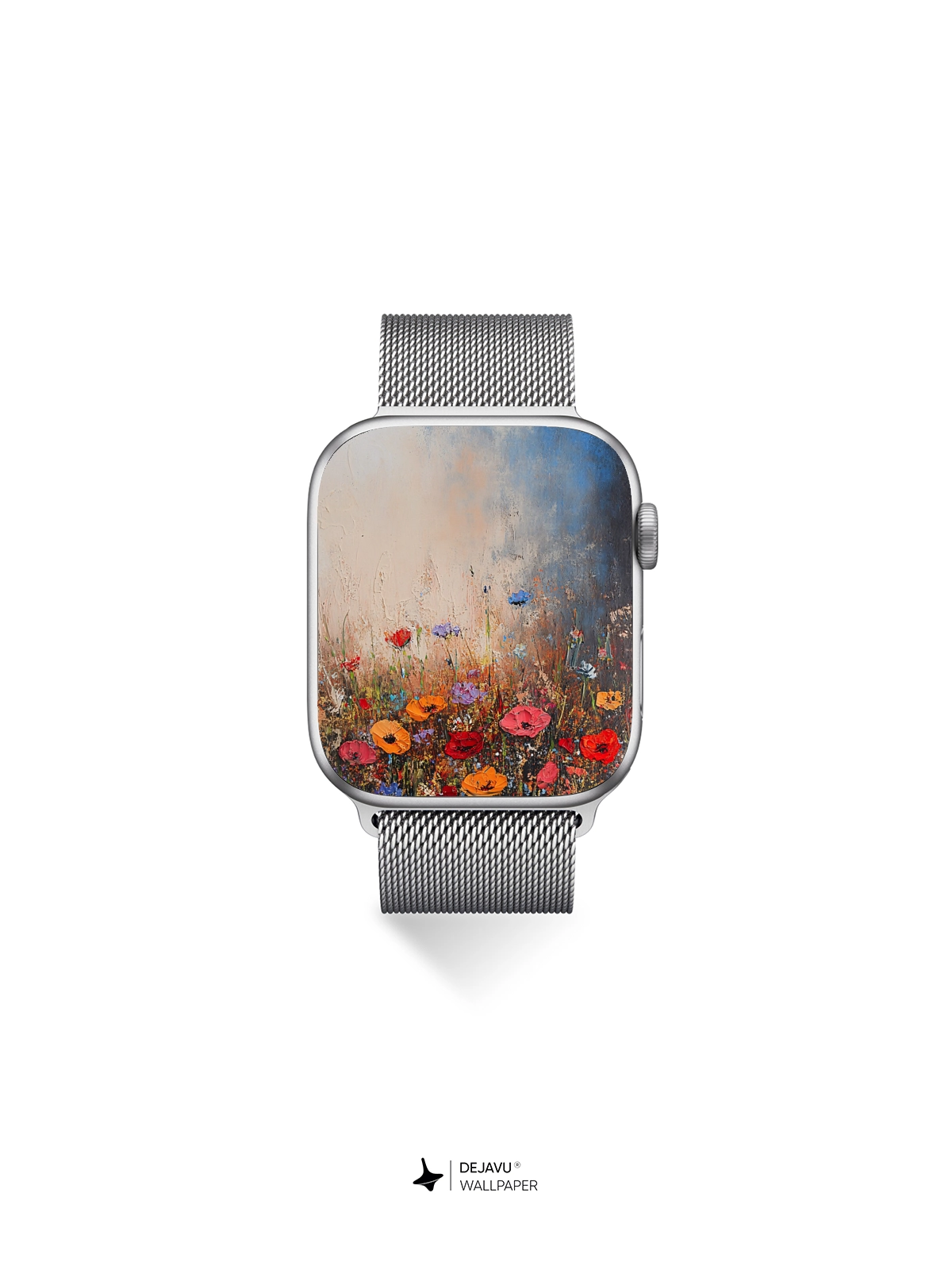 8K Abstract Floral Painting Wallpaper
