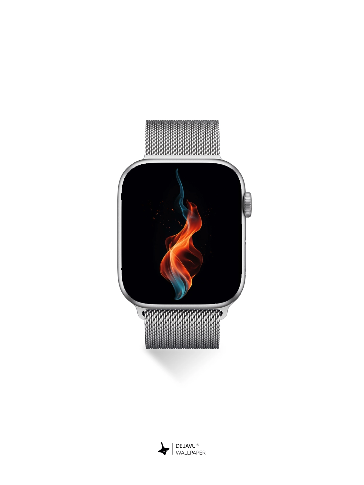 8K Abstract Flame Minimalist Wallpaper