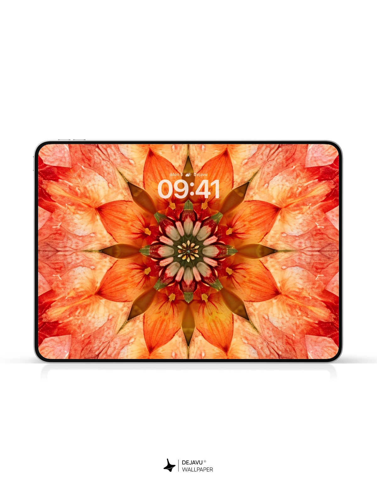 8K Abstract Floral Mandala Wallpaper