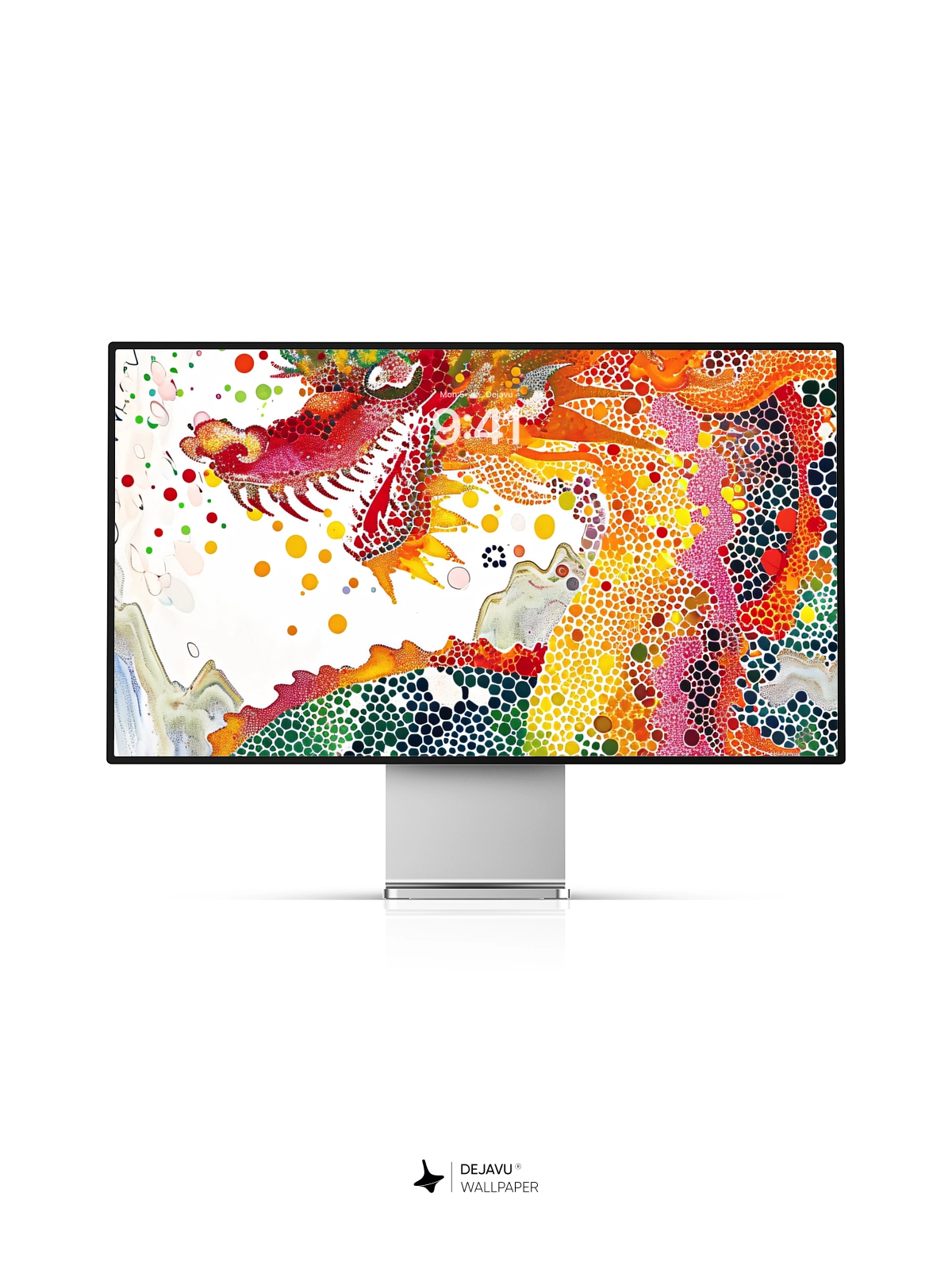 8K Abstract Dragon Painting: Aesthetic and Vibrant Wallpaper