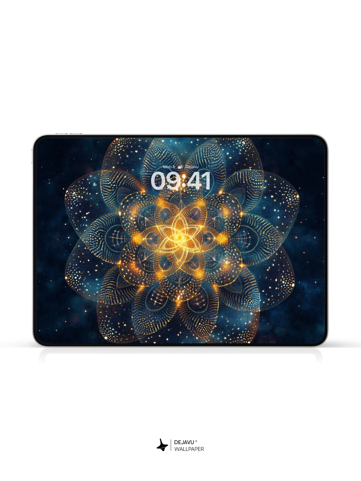 8K Abstract Cosmic Mandala Wallpaper