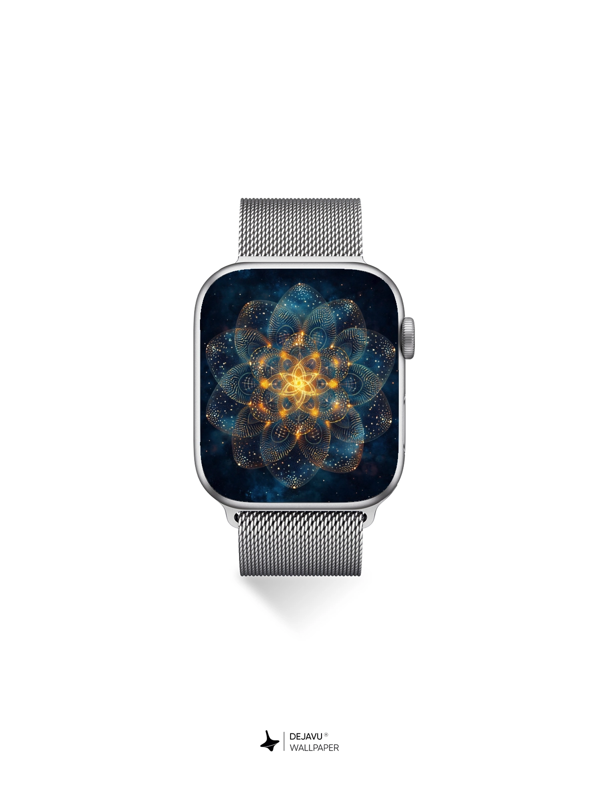 8K Abstract Cosmic Mandala Wallpaper