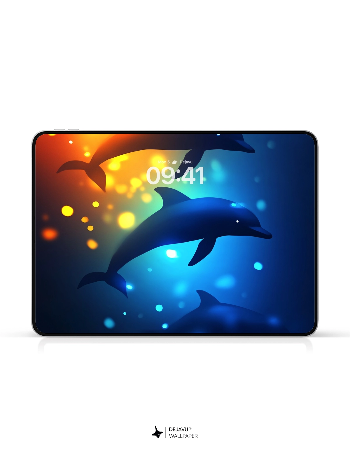 8K Abstract Dolphin Wallpaper