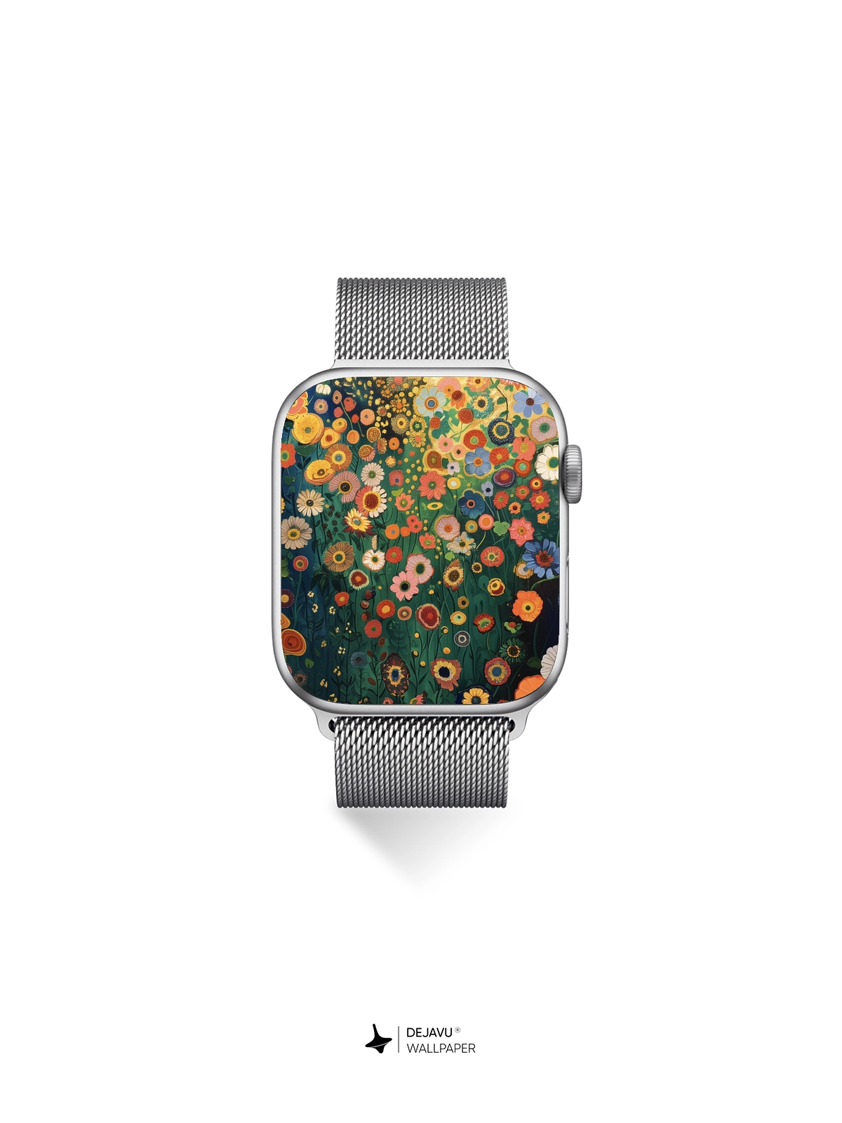 8K Abstract Floral Painting Wallpaper