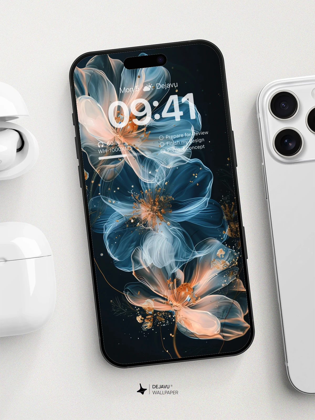 8K Abstract Floral Wallpaper: Minimal Aesthetic for iPhone & Android
