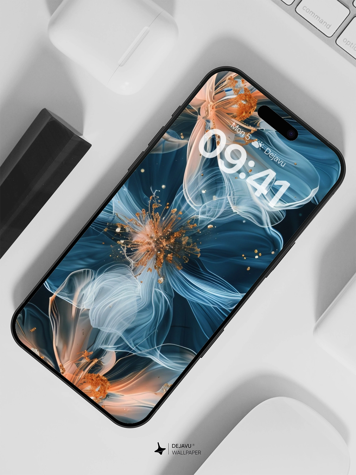 8K Abstract Floral Wallpaper: Minimal Aesthetic for iPhone & Android