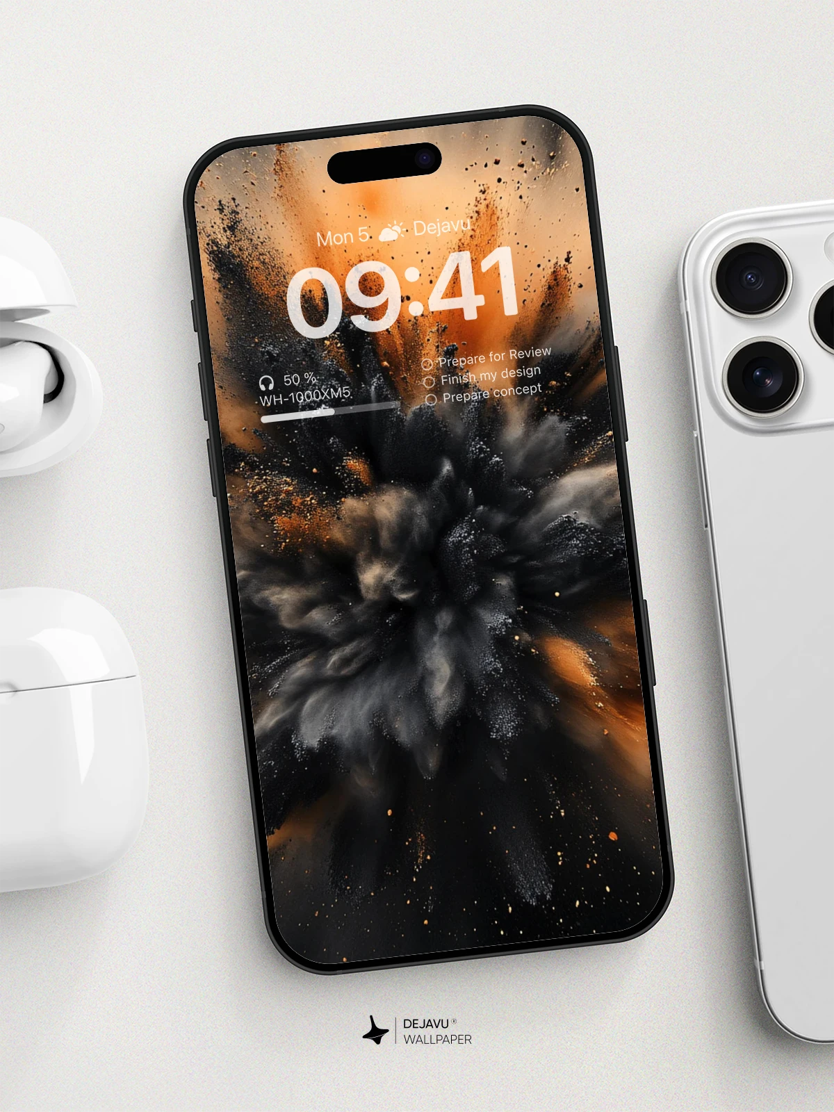 8K Abstract Explosion Wallpaper
