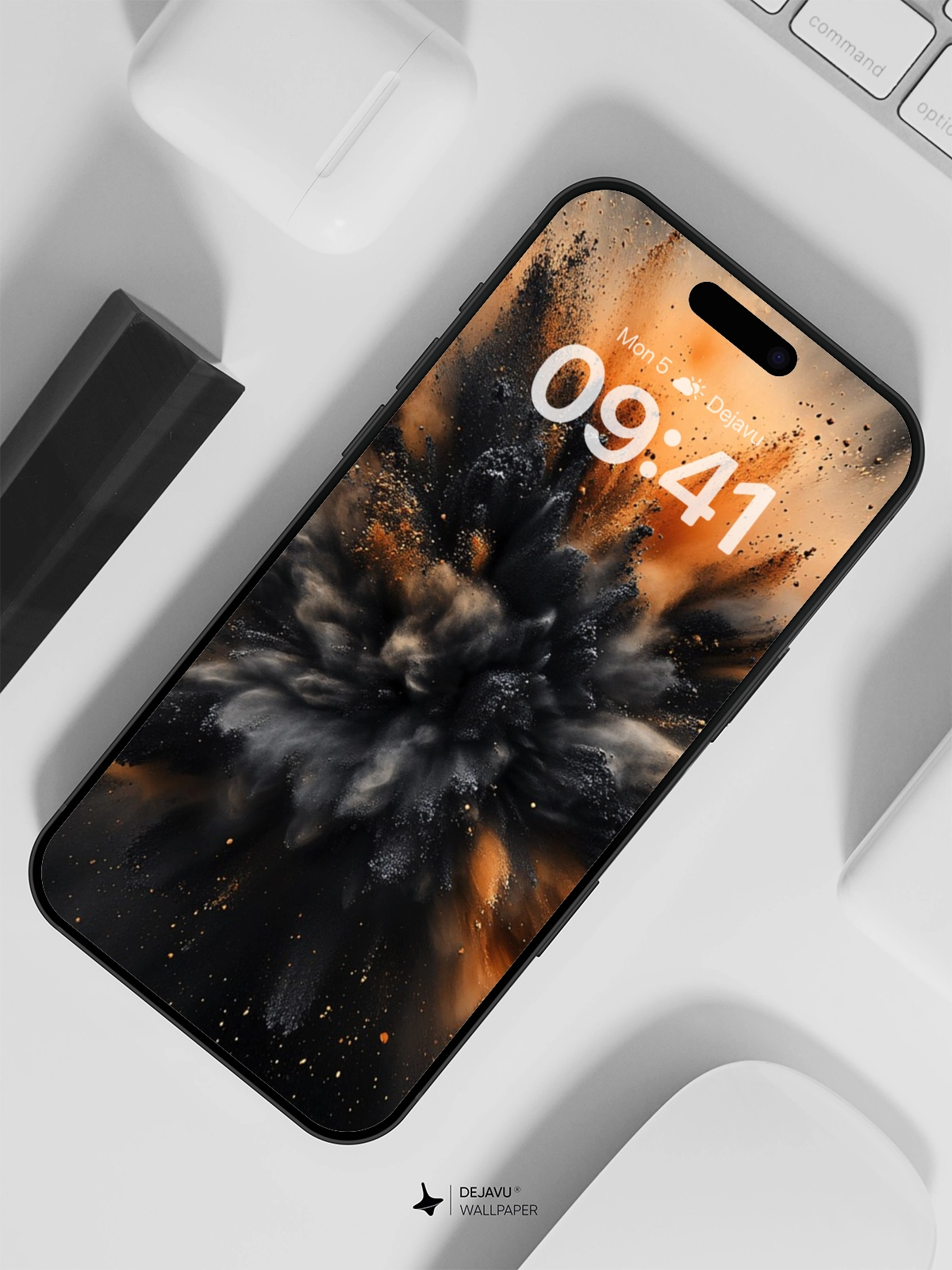 8K Abstract Explosion Wallpaper