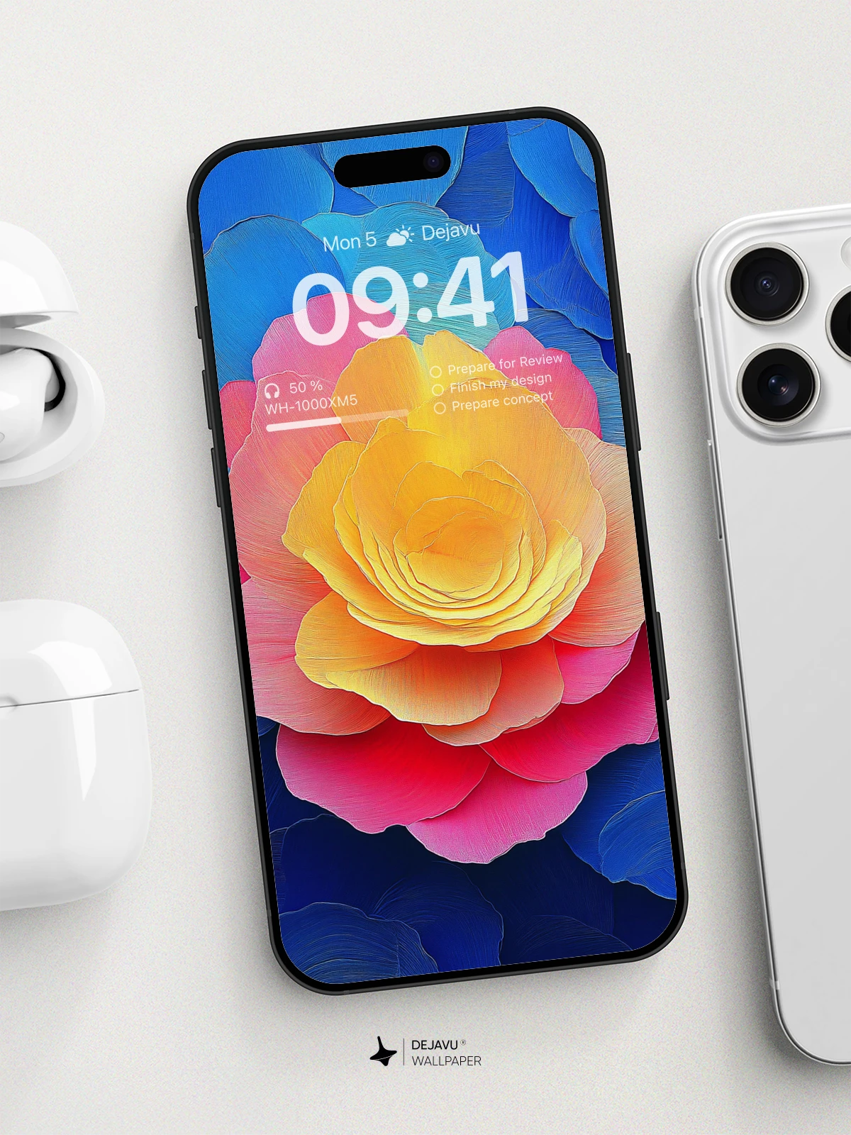 8K Abstract Floral Minimal Aesthetic Wallpaper