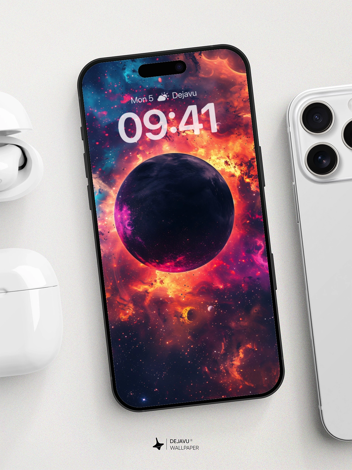 8K Abstract Cosmic Minimal Aesthetic Wallpaper