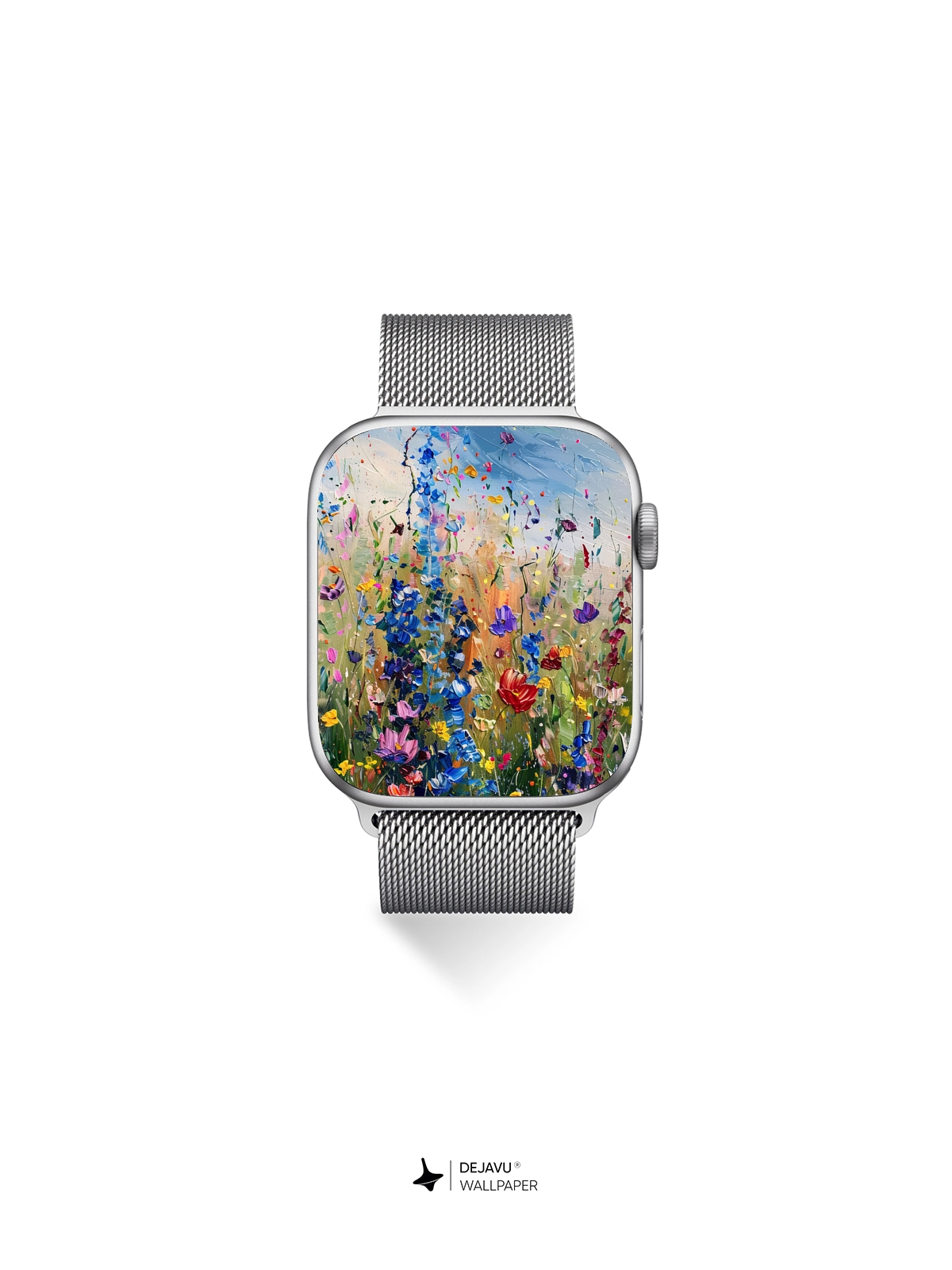 8K Abstract Floral Painting Wallpaper