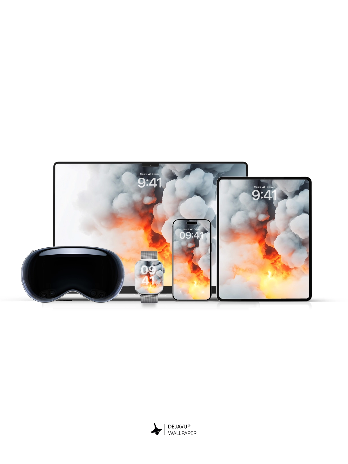 8K Abstract Explosion Wallpaper