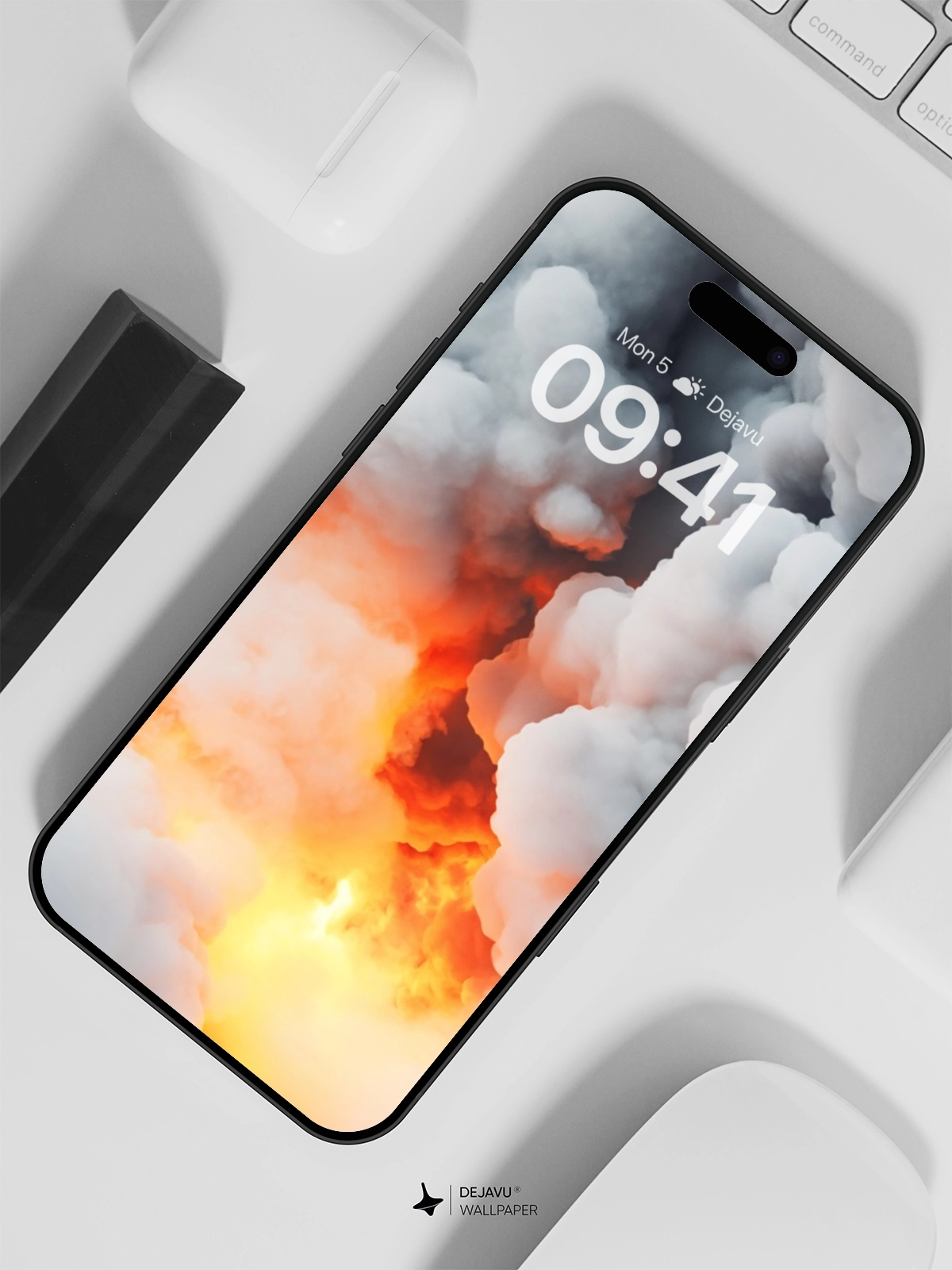 8K Abstract Explosion Wallpaper