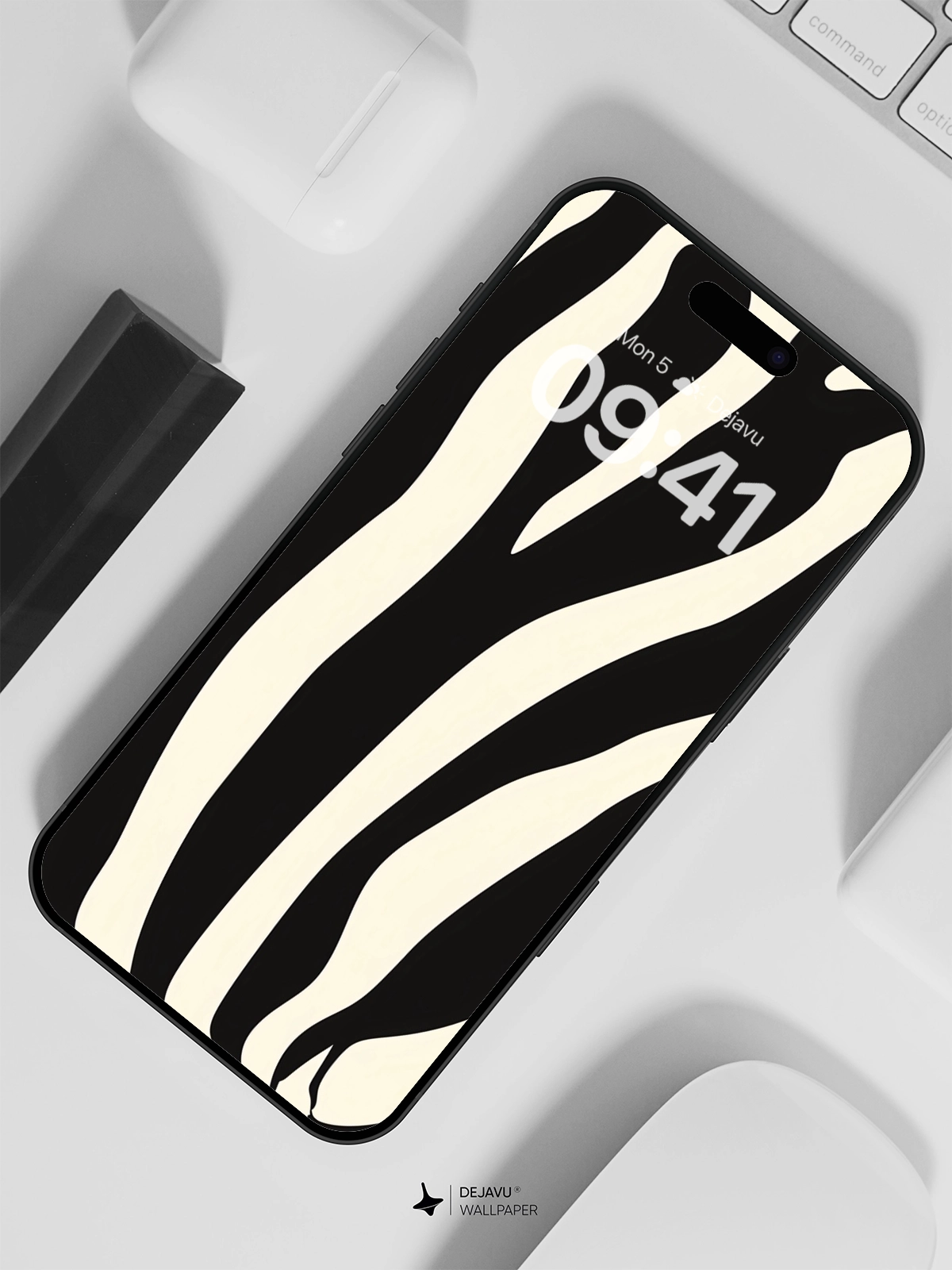 Zebra Stripe Wallpaper 8K for Phone