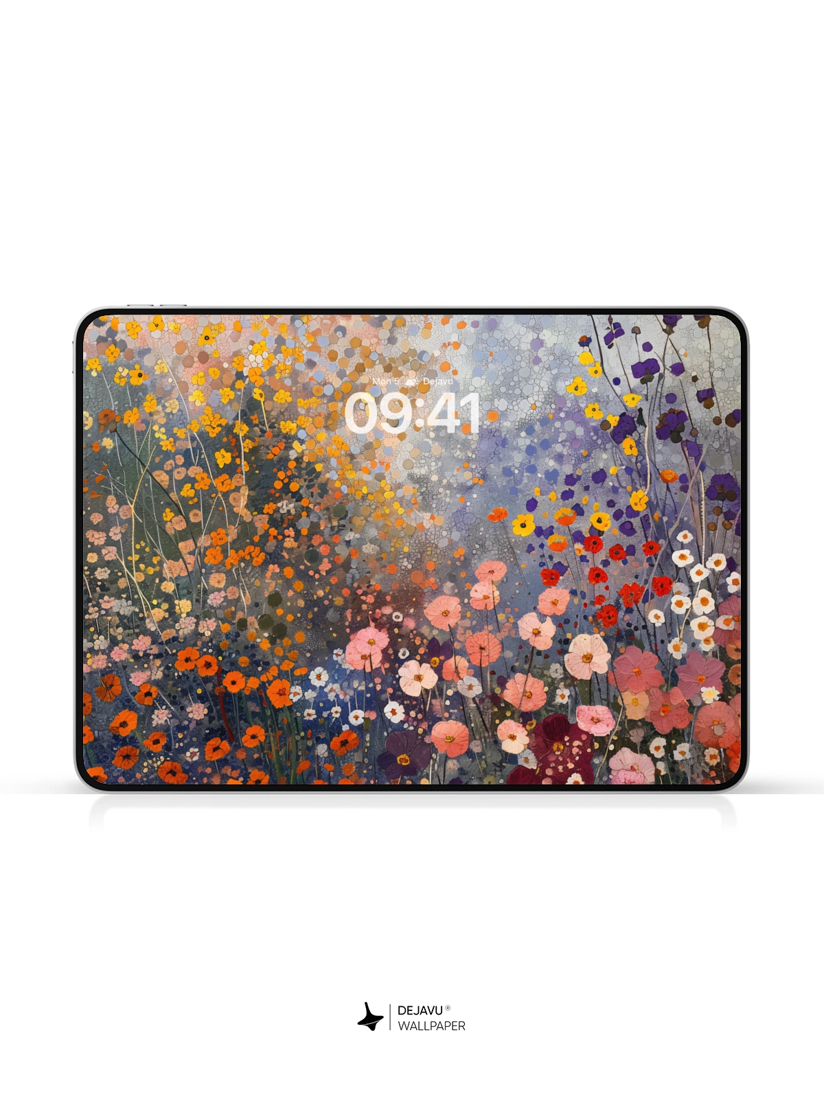 8K Abstract Floral Painting Wallpaper