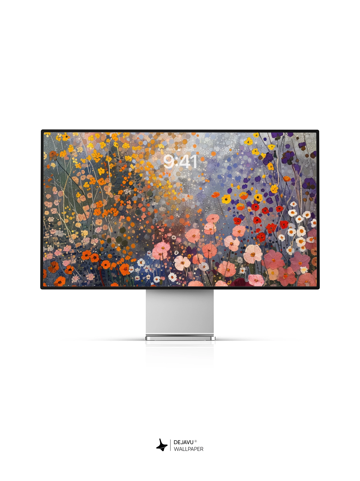 8K Abstract Floral Painting Wallpaper