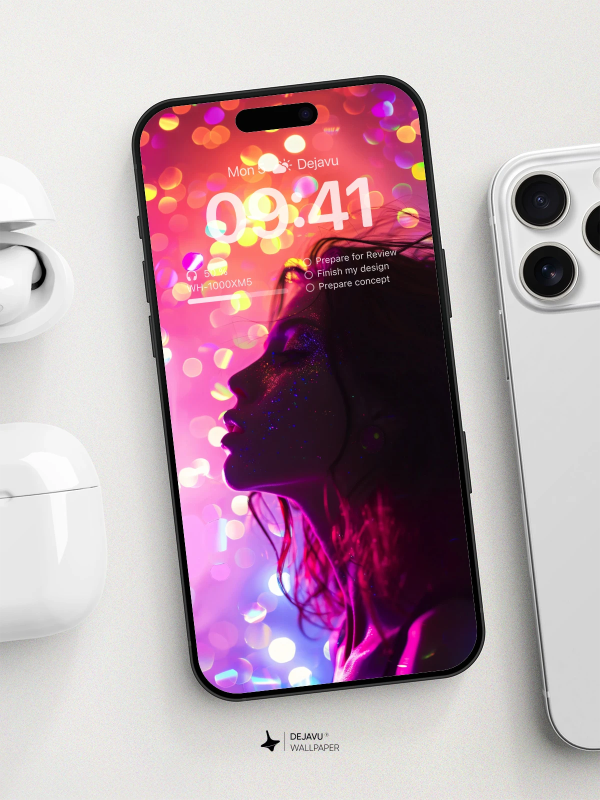 8K Aesthetic Neon Lights Wallpaper