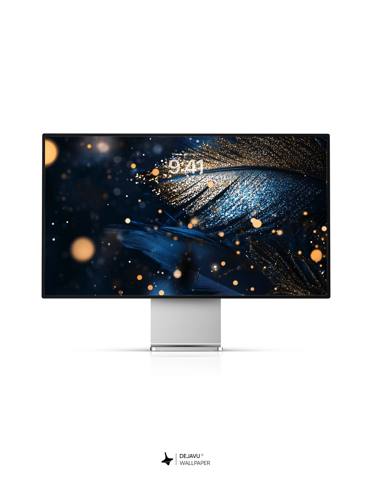 8K Abstract Feathers with Glittering Lights