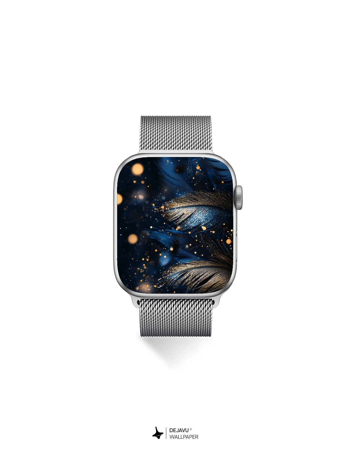 8K Abstract Feathers with Glittering Lights