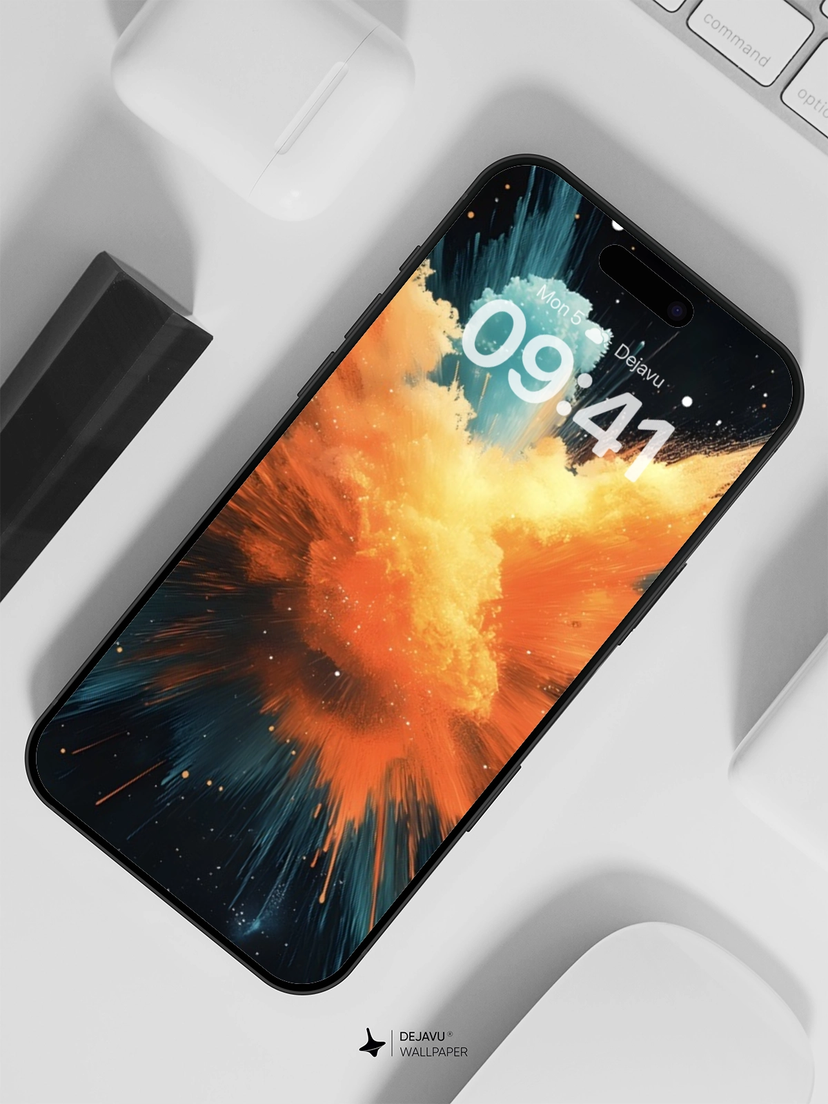 8K Abstract Explosion Wallpaper