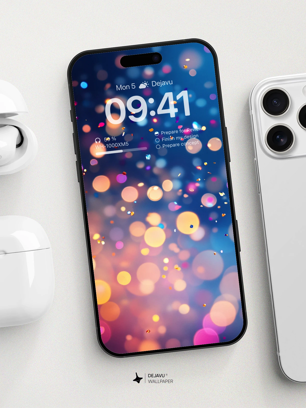 8K Abstract Bokeh Lights Wallpaper