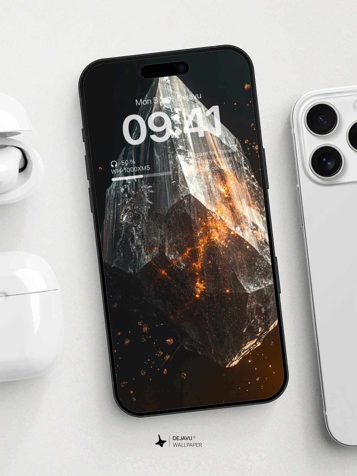 8K Abstract Crystal Tech Wallpaper