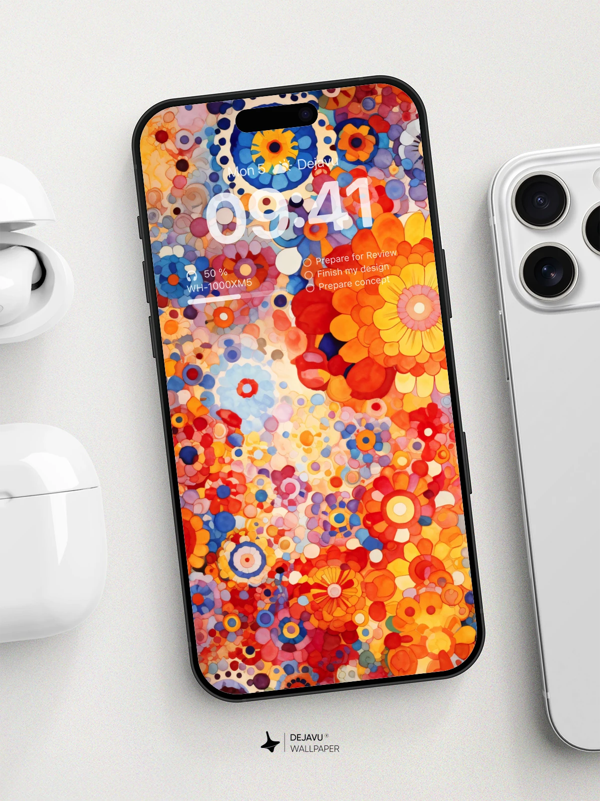 8K Abstract Floral Minimal Aesthetic Wallpaper