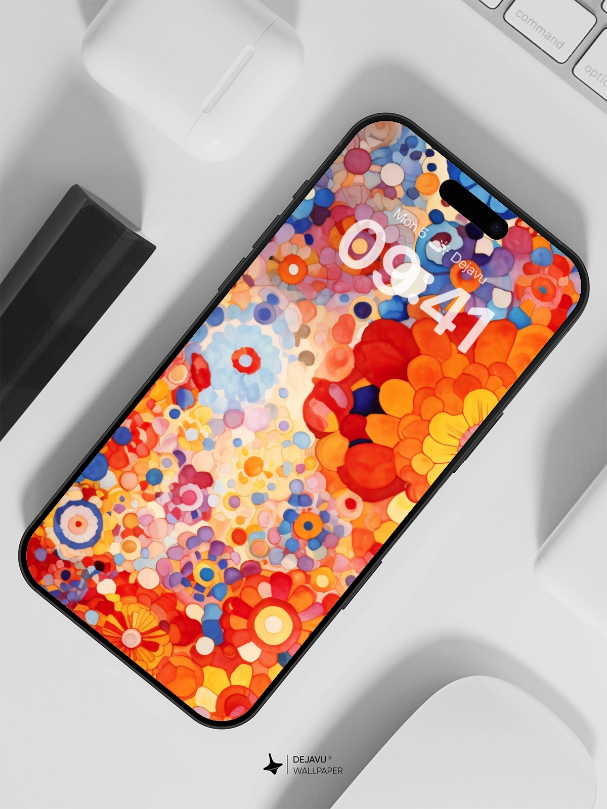8K Abstract Floral Minimal Aesthetic Wallpaper
