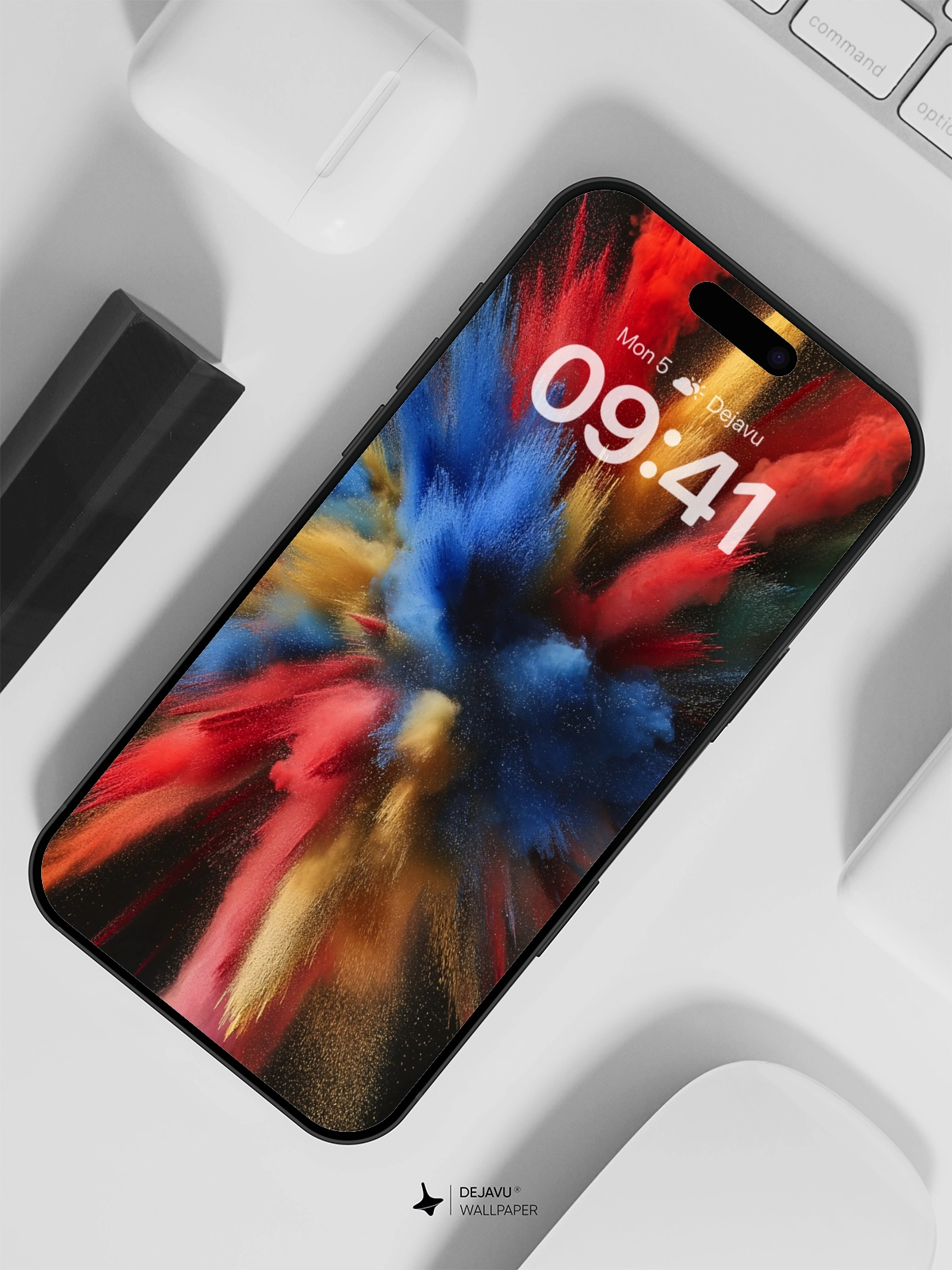 8K Abstract Explosion Wallpaper