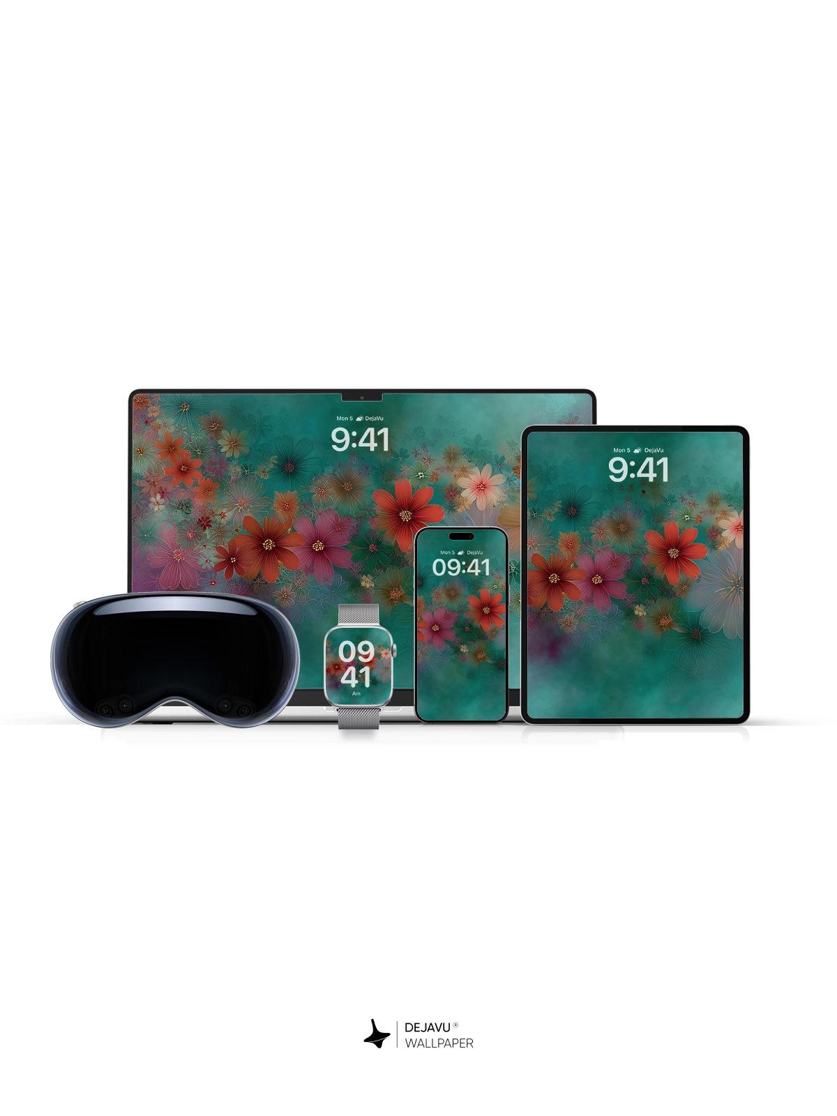 8K Abstract Floral Wallpaper: Soft Gradient and Minimal Aesthetic
