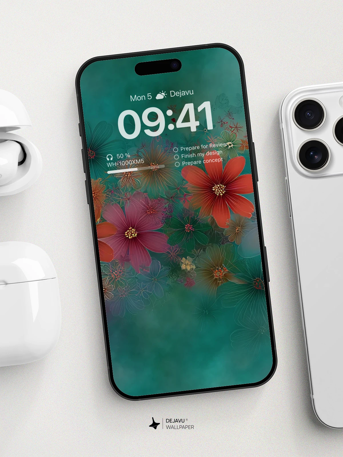 8K Abstract Floral Wallpaper: Soft Gradient and Minimal Aesthetic