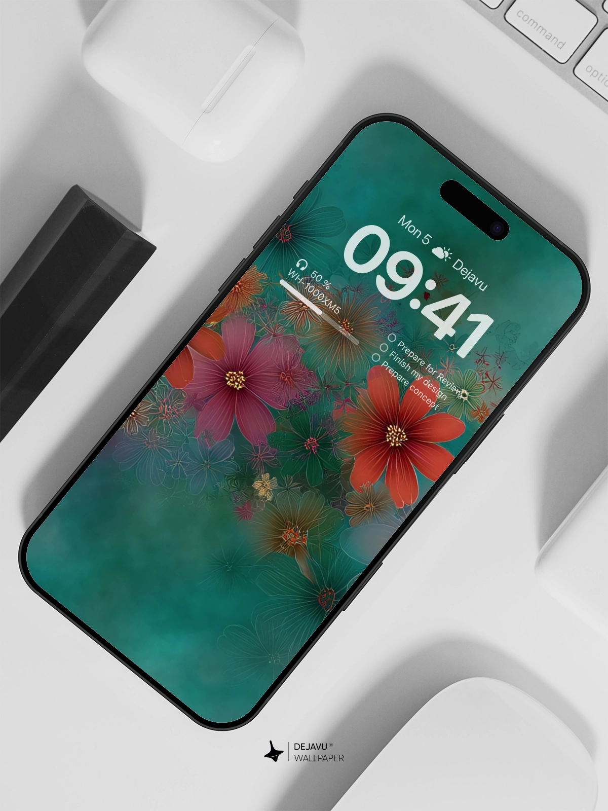 8K Abstract Floral Wallpaper: Soft Gradient and Minimal Aesthetic