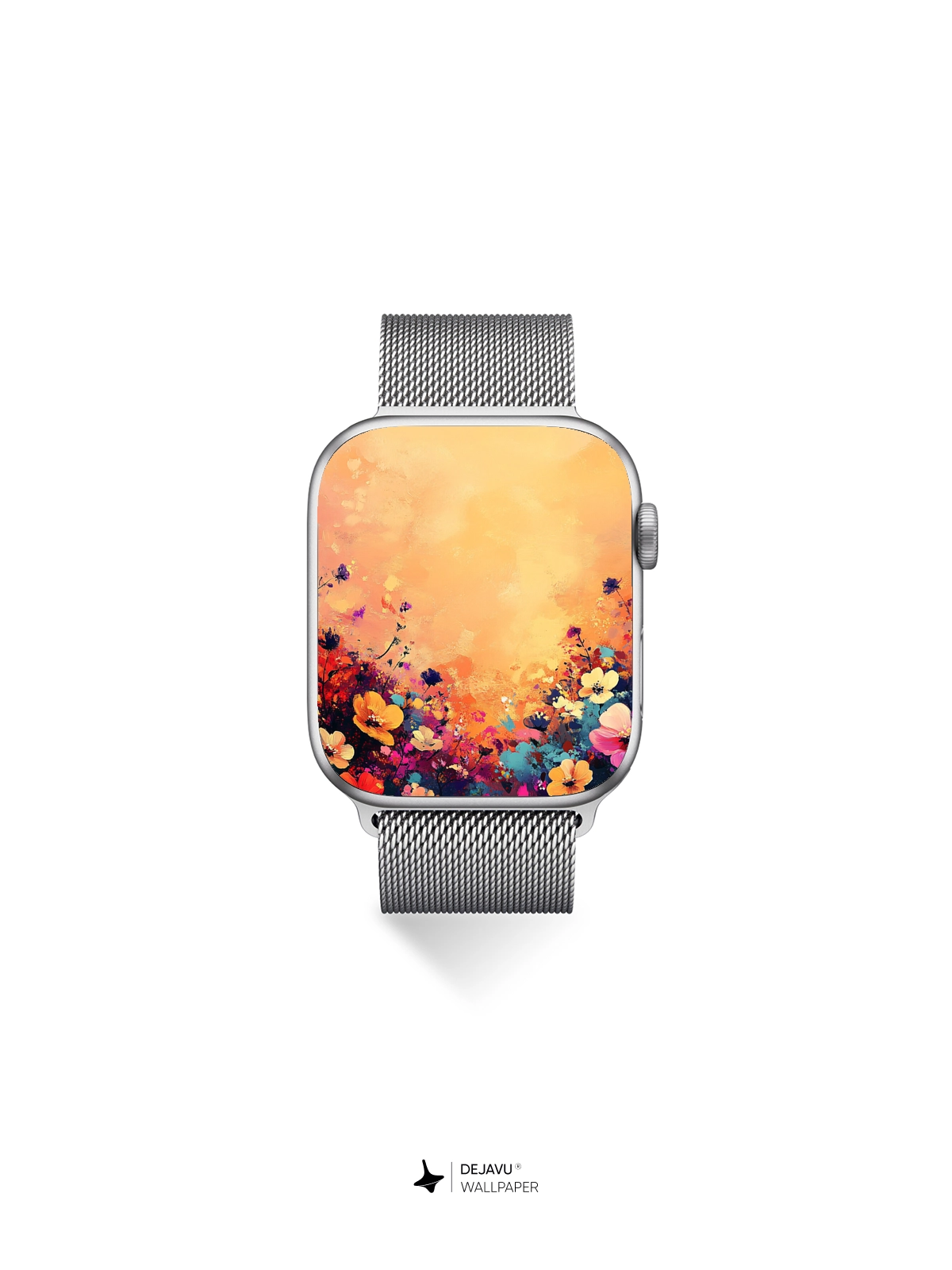 8K Abstract Floral Painting Wallpaper