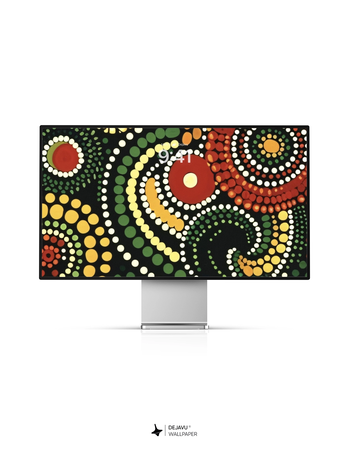 8K Abstract Dot Art Wallpaper: Vibrant and Minimal Aesthetic