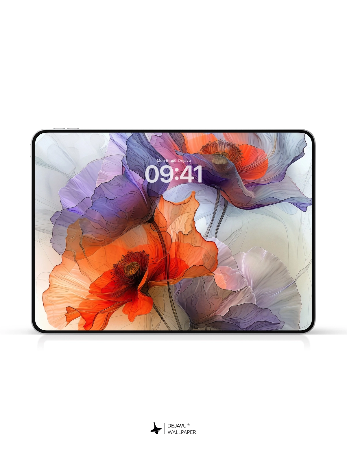 8K Abstract Floral Minimalist Wallpaper