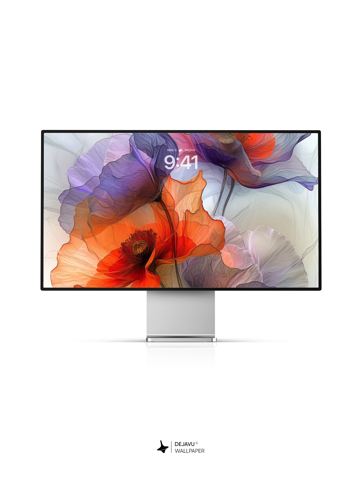 8K Abstract Floral Minimalist Wallpaper