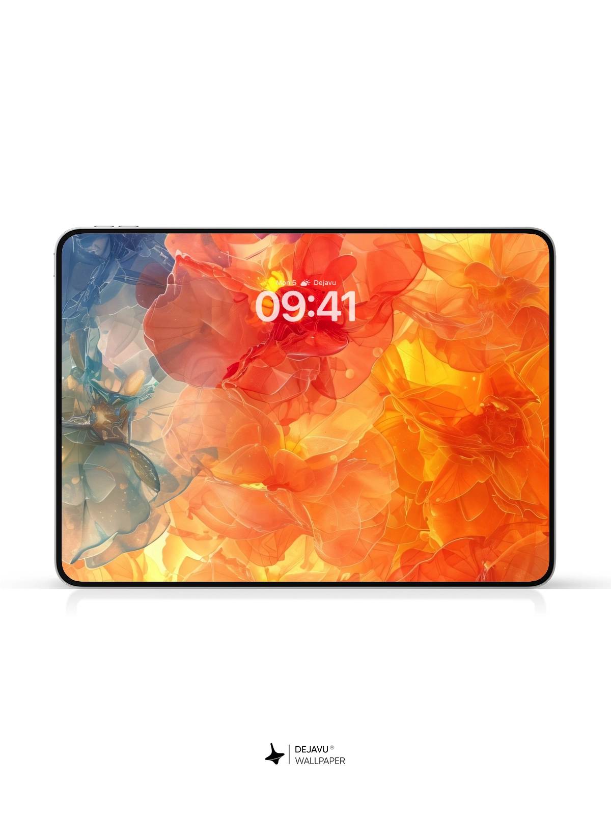 8K Abstract Floral Gradient Wallpaper