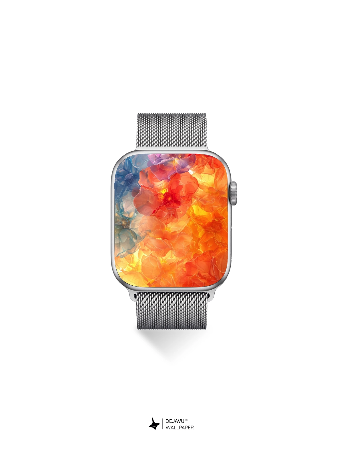 8K Abstract Floral Gradient Wallpaper