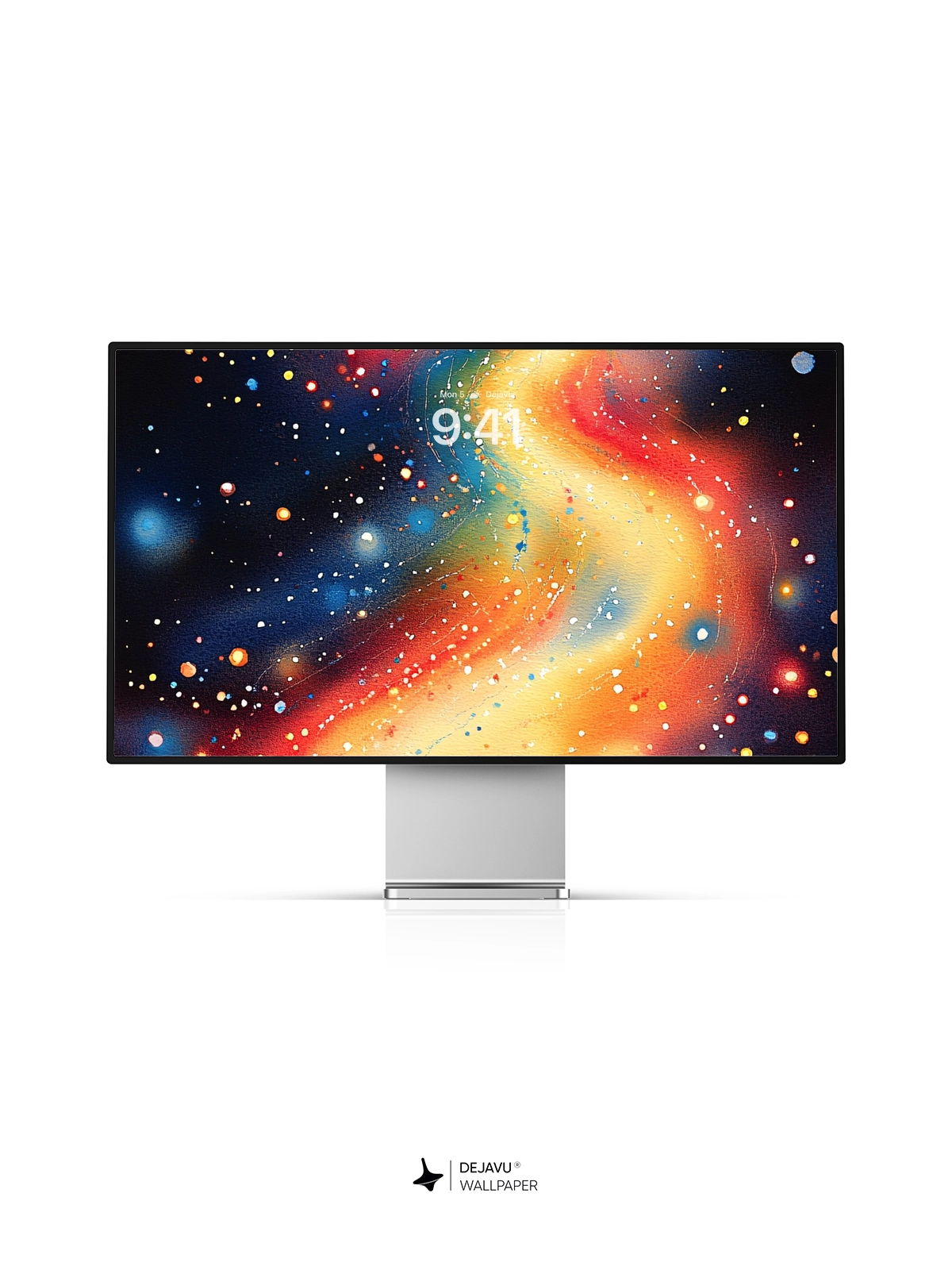 8K Abstract Cosmic Painting: Aesthetic Galaxy Wallpaper