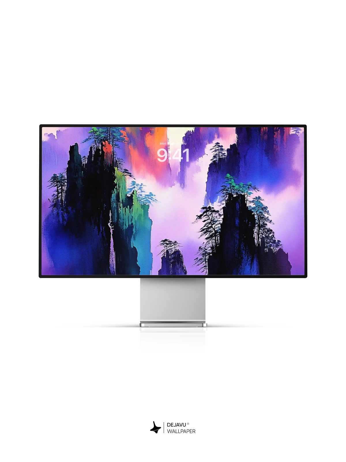 8K Abstract Fantasy Mountainscape Wallpaper