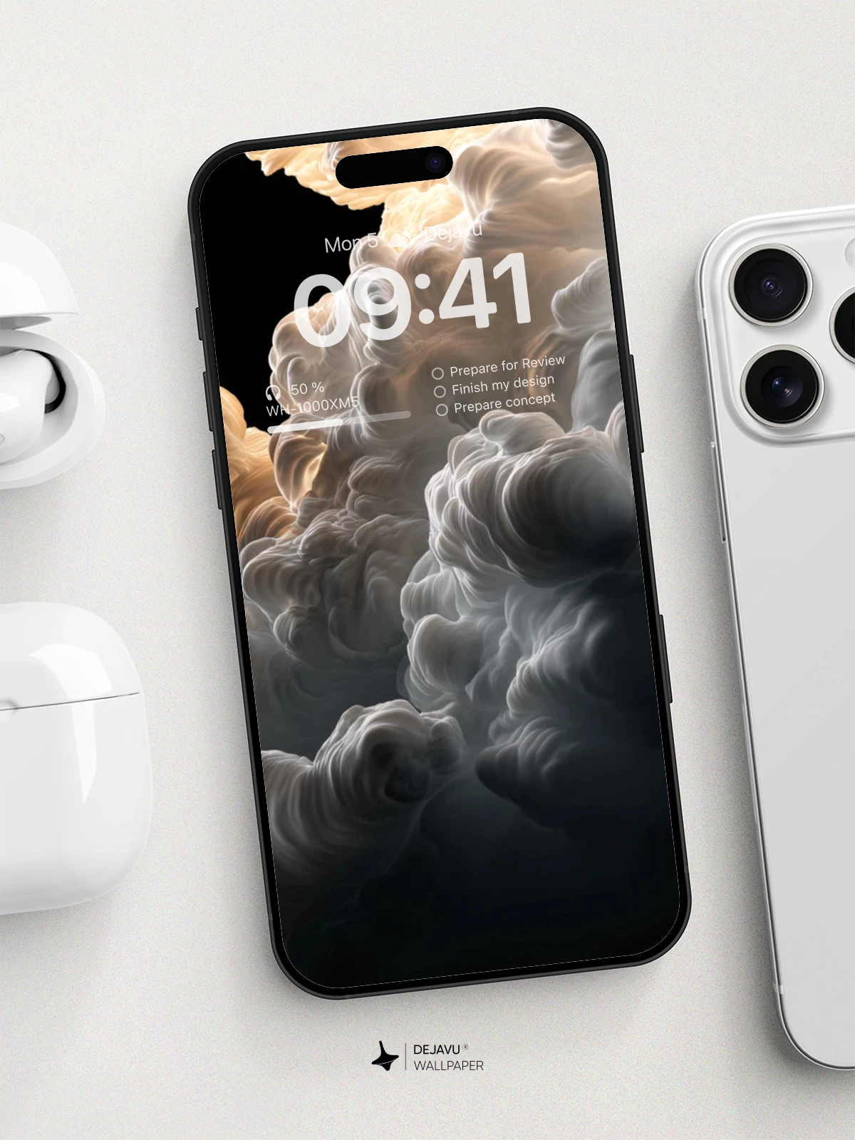 8K Abstract Clouds Minimal Aesthetic Wallpaper