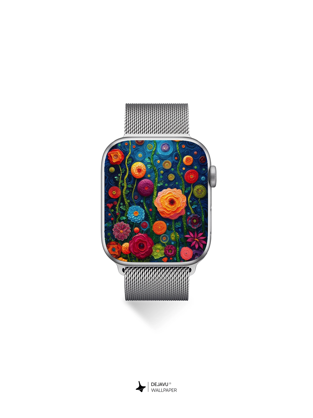 8K Abstract Floral Garden: Aesthetic and Vibrant Wallpaper