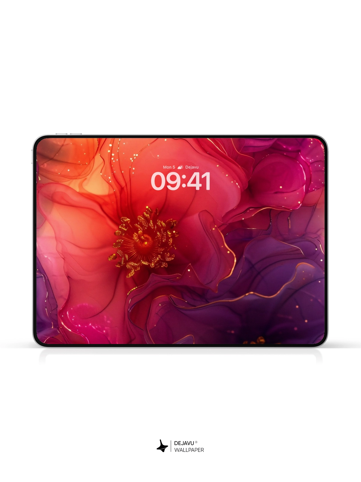 8K Abstract Floral Gradient Wallpaper