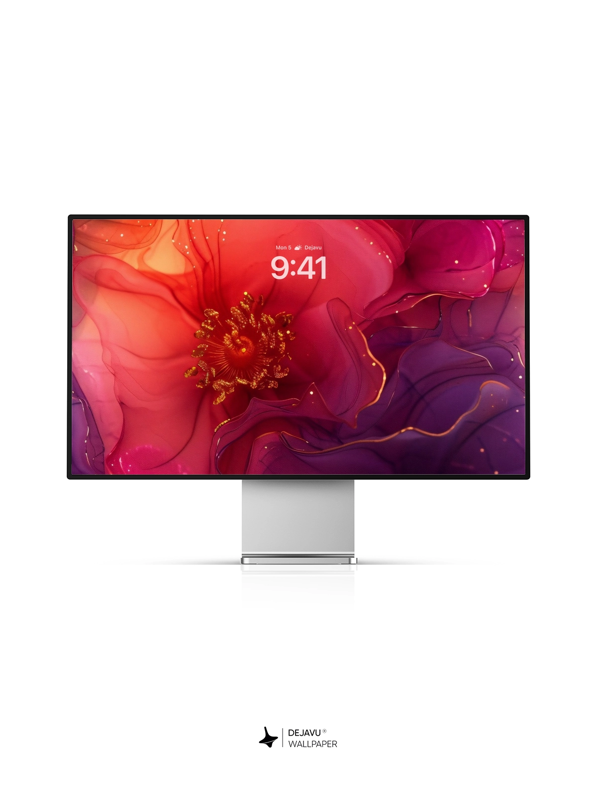 8K Abstract Floral Gradient Wallpaper
