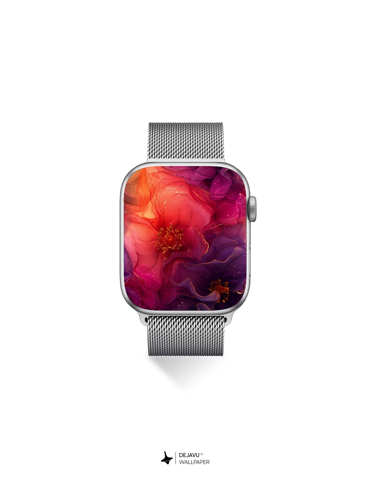 8K Abstract Floral Gradient Wallpaper