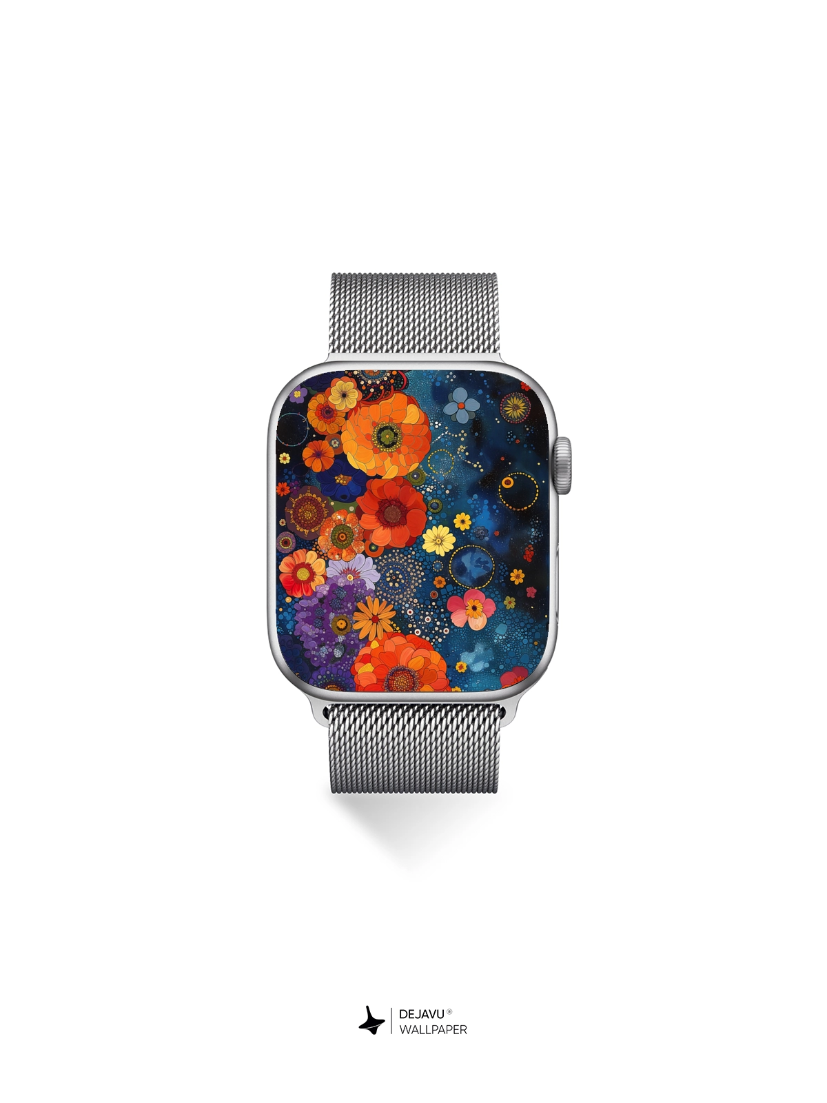 8K Abstract Floral Painting Wallpaper