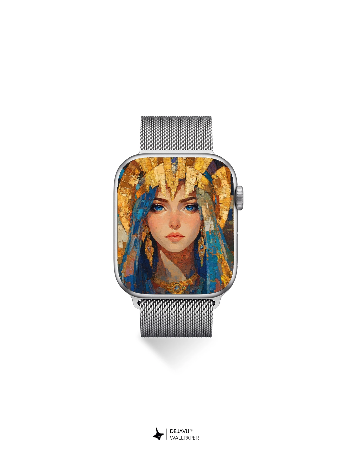 8K Abstract Egyptian Queen Painting Wallpaper