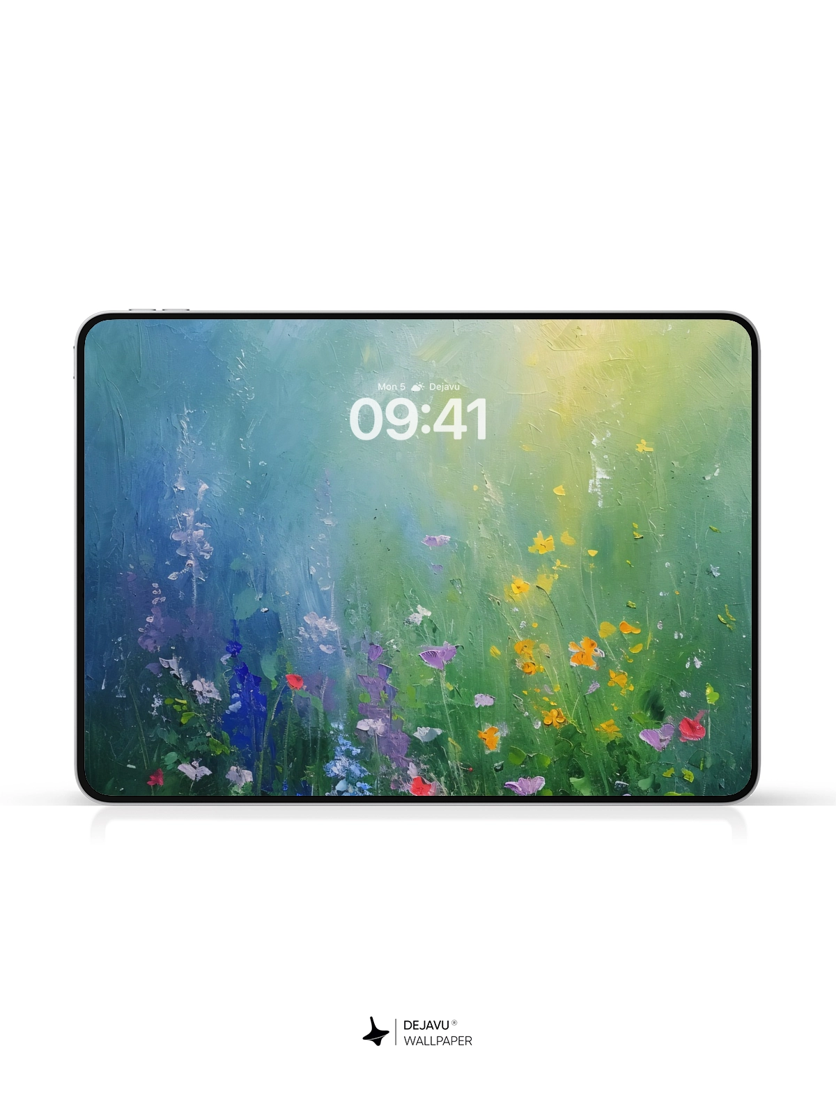 8K Abstract Floral Painting Wallpaper